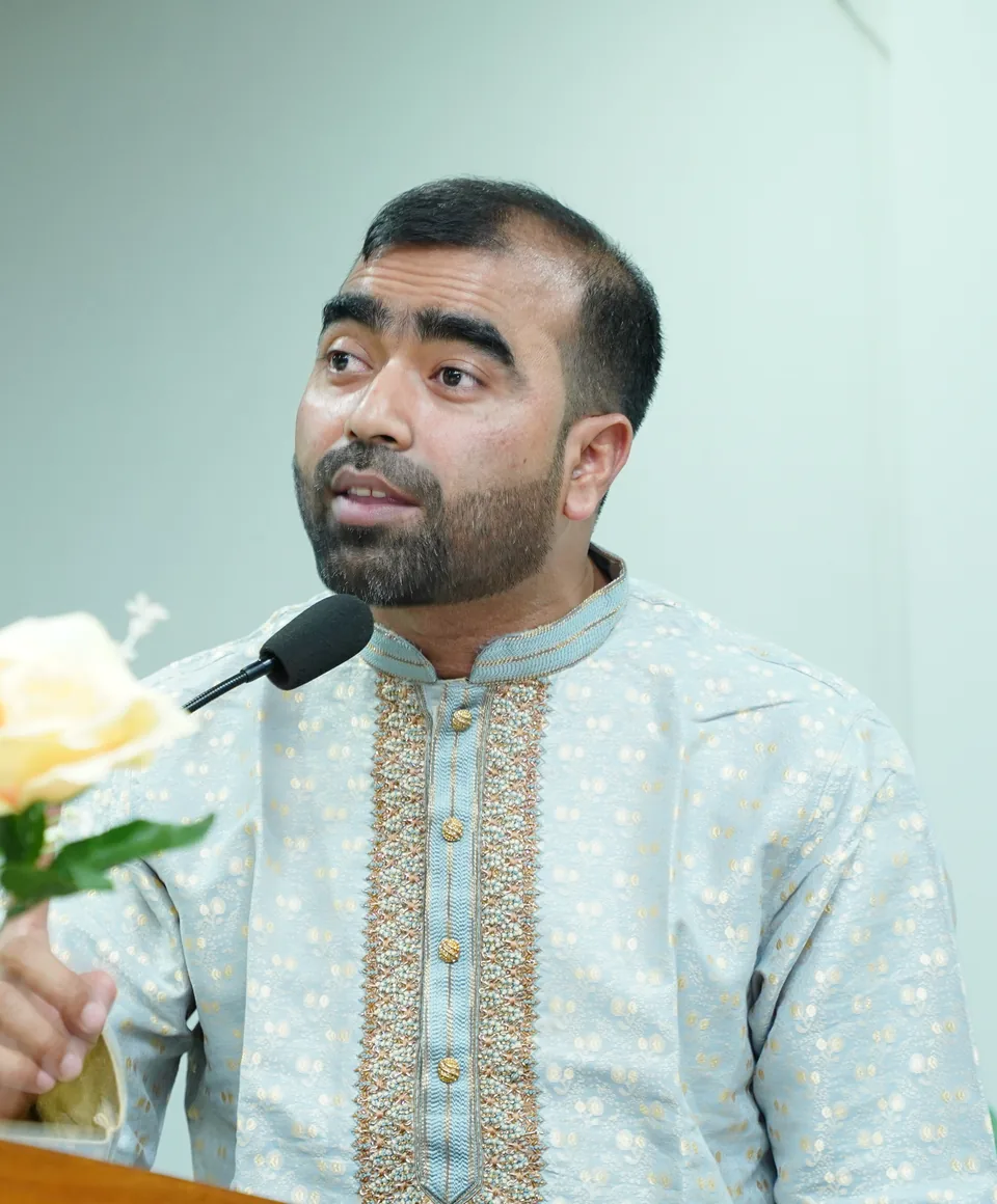 Babul Uddin – Speaking at an event